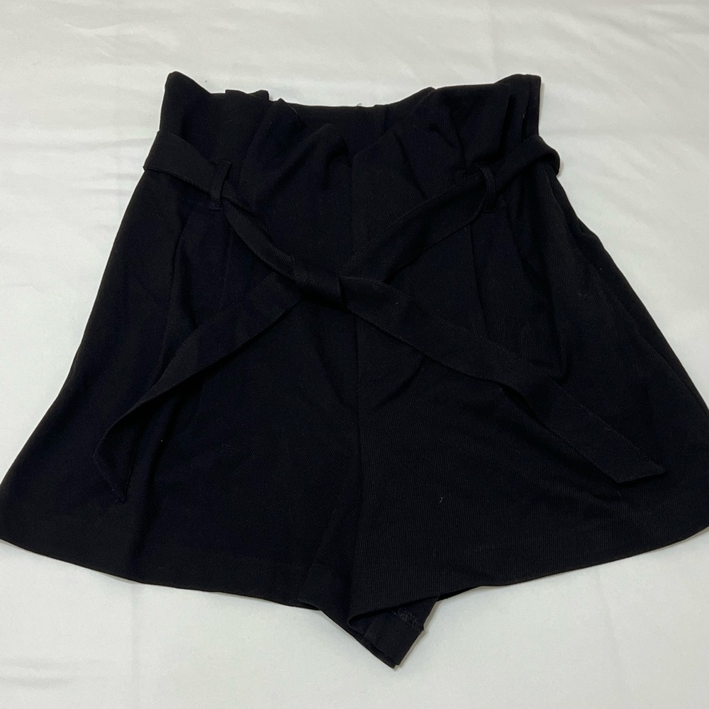 ZARA Black high waisted shorts